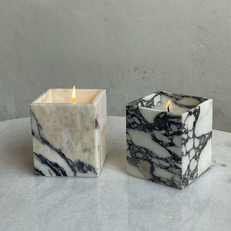 Accessoires de salle de bain en marbre